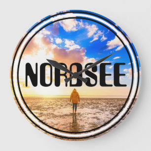 Nordsee Große Wanduhr