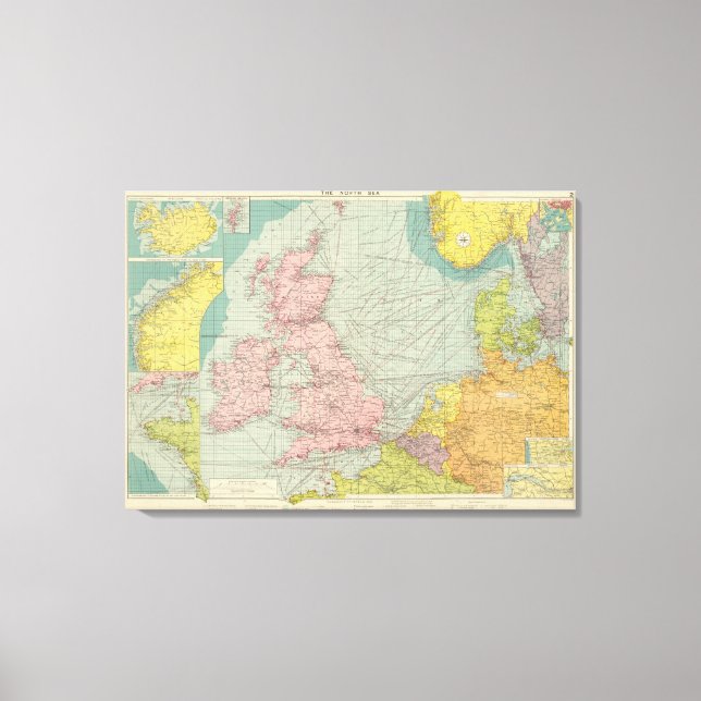 Nordsee Leinwanddruck (Vorderseite)