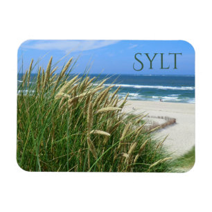 Nordsee, Strand, Dünengras, Sylt, Nordfriesland Magnet