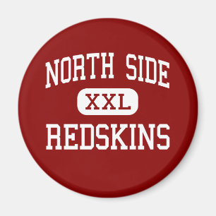 Nordseite - Redskins - hoch - Fort Wayne Indiana Magnet