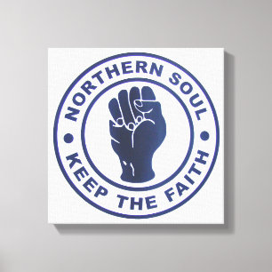 NordSoul behalten die Glauben-Slogans u. das Leinwanddruck
