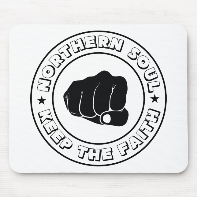 NORDSoul - BEHALTEN Sie den GLAUBEN DESIGN.png Mousepad (Vorne)