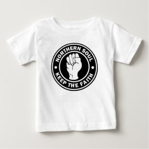 NordSoul Logoschwarzes Baby T-shirt