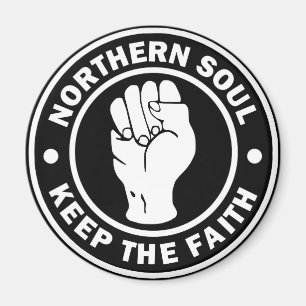 NordSoul Logoschwarzes Magnet