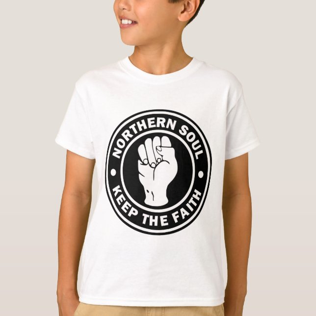 NordSoul Logoschwarzes T-Shirt (Vorderseite)