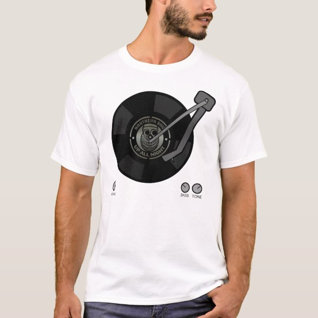 NordSoulvinyl auf Turntable T-Shirt (Vorderseite)