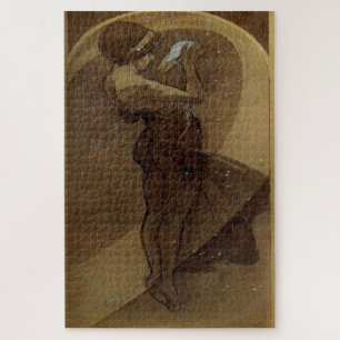 Nordstern von Alphonse Mucha Puzzle