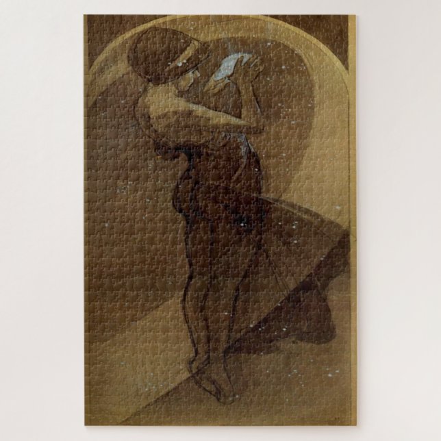 Nordstern von Alphonse Mucha Puzzle (Vertikal)
