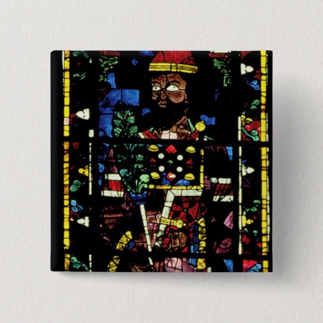 Nordtransept Fenster; Rose stellt den alten Testa Button (Vorderseite)