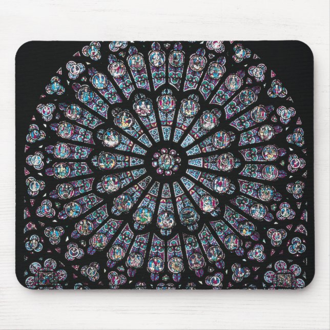 Nordtransept Rosenfenster Mousepad (Vorne)