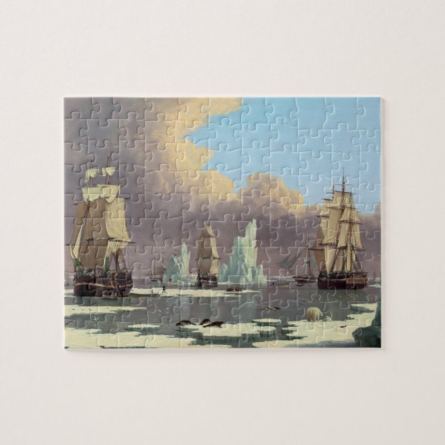 Nordwal-Fischerei: "Schwan" u. "Isabella " Puzzle (Horizontal)