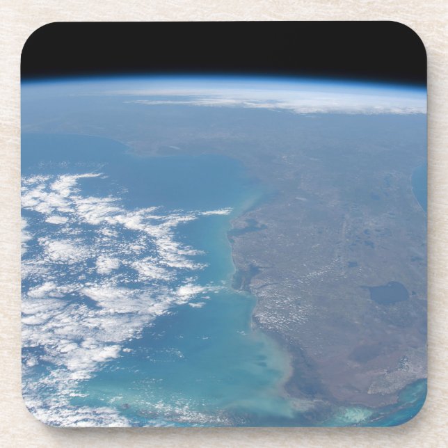 Nordwärts der Halbinsel Florida. Getränkeuntersetzer (Vorderseite)