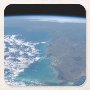 Nordwärts der Halbinsel Florida. Rechteckiger Pappuntersetzer