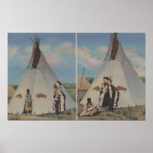 Nordwest-Amerikanische Ureinwohner - Liebe Call an Poster