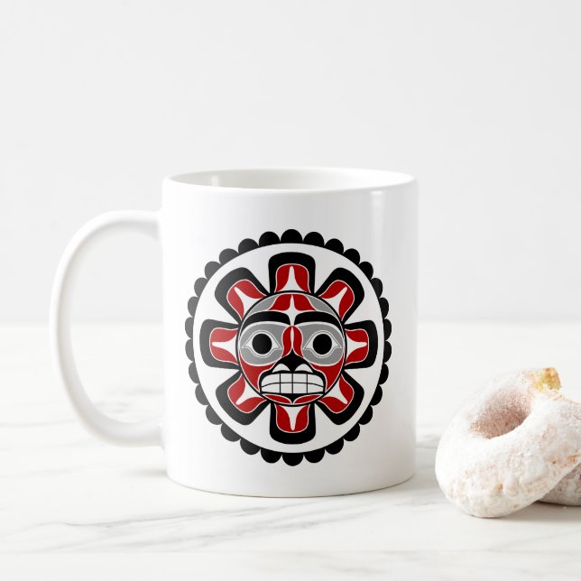 Nordwest Indischer Indianerstaat Kaffeetasse (Mit Donut)