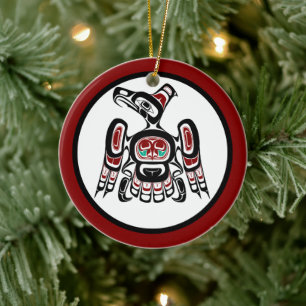 Nordwest-Pazifikküste Kaigani Thunderbird Keramikornament