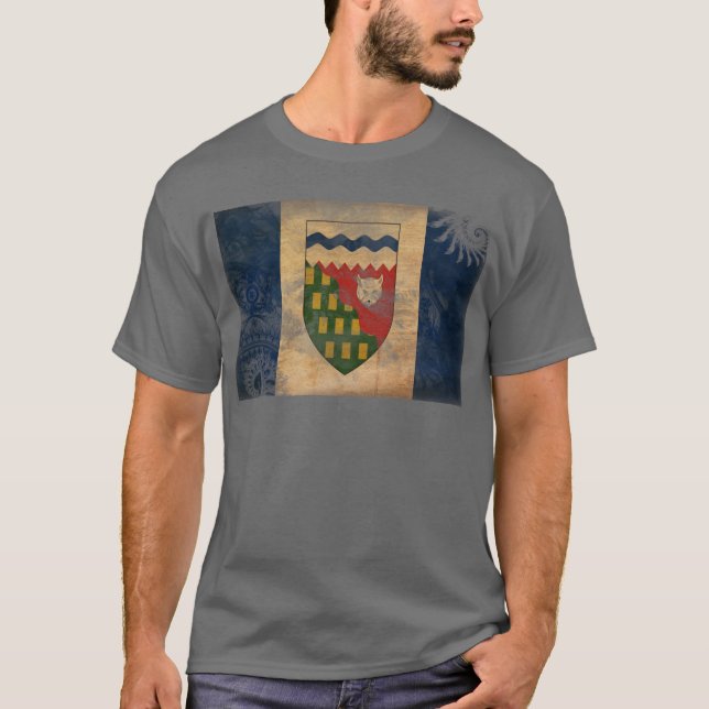 Nordwest-Territoriens-Flagge T-Shirt (Vorderseite)