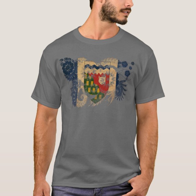 Nordwest-Territoriens-Flagge T-Shirt (Vorderseite)
