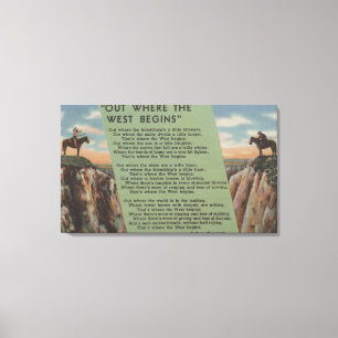 Nordwestamerikanischer Ureinwohner "heraus, wo der Leinwanddruck