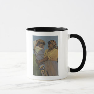 Nordwestamerikanischer Ureinwohner - indische Frau Tasse