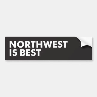 Nordwesten ist am besten autoaufkleber