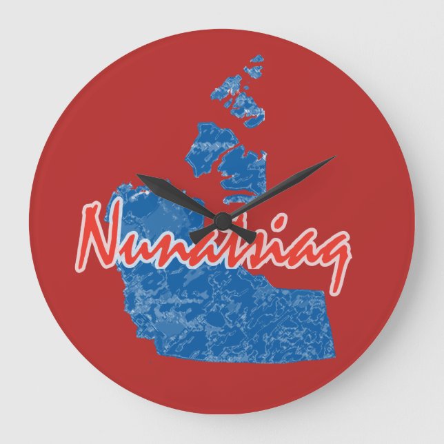 Nordwestgebiete Große Wanduhr (Vorderseite)