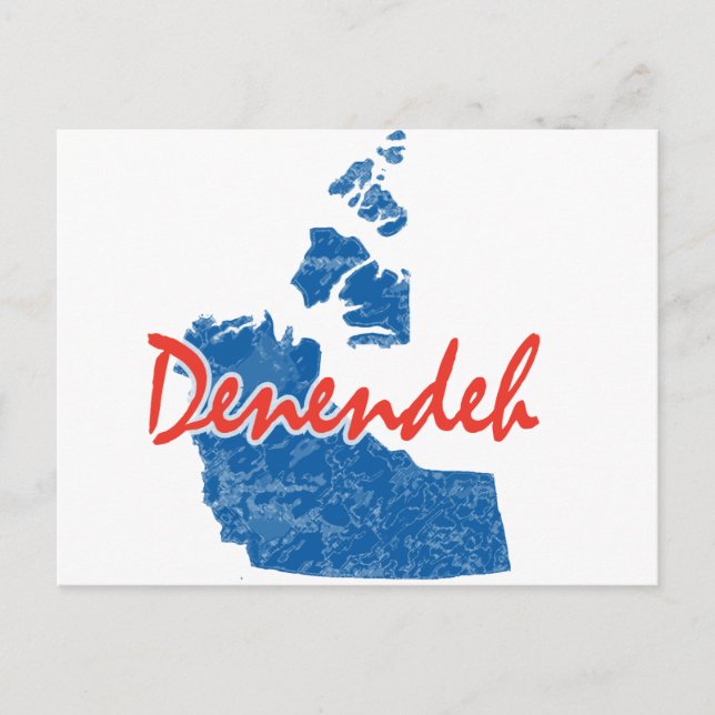 Nordwestgebiete Postkarte (Vorderseite)