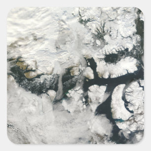 Nordwestpassage 2 quadratischer aufkleber