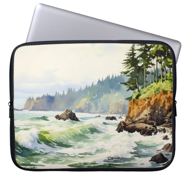 Nordwestpazifik Laptopschutzhülle (Vorderseite)