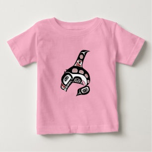 Nordwestpazifikküste Haida Art Killer Wal Baby T-shirt