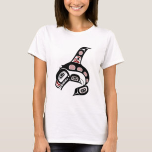 Nordwestpazifikküste Haida Art Killer Wal T-Shirt