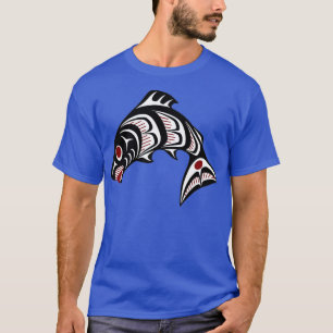 Nordwestpazifikküste Haida art Salmon  T-Shirt