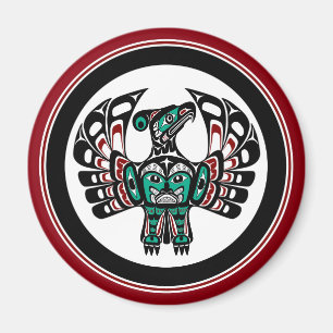 Nordwestpazifikküste Haida art Thunderbird Magnet