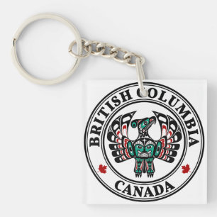 Nordwestpazifikküste Haida Art Thunderbird Schlüsselanhänger