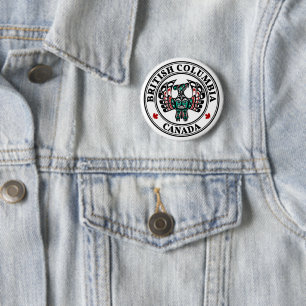 Nordwestpazifikküste Haidakunst Thunderbird Button