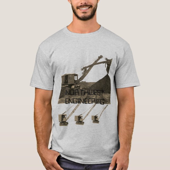 NORDWESTTECHNISCHE KRANE UND DUSCHE GRÜNE BAY T-Shirt (Vorderseite)