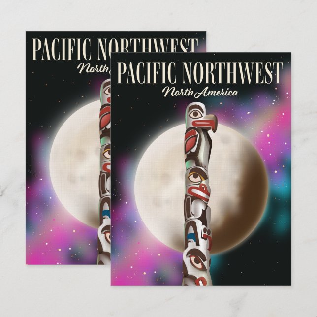 Nordwesttotem-Pol (Vorne/Hinten)