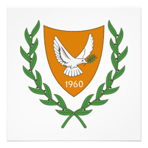 Nordzypern Landeswappen Symbol Emblem Flagge Fotodruck