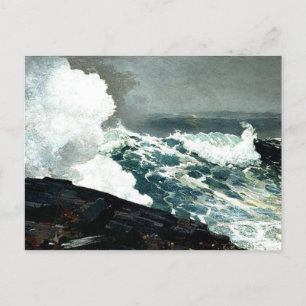 Noreaster - Kunstwerk von Winslow Homer Postkarte