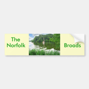 Norfolk Broads Autoaufkleber