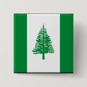 Norfolk-Insel-Flagge Button