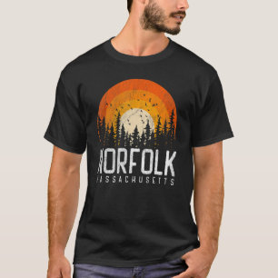 Norfolk Massachusetts MA Vintag 80er 90s Retro T-Shirt