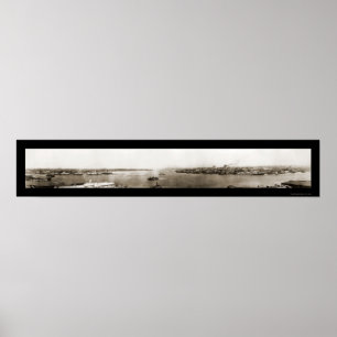 Norfolk, Portsmouth VA Foto 1918 Poster