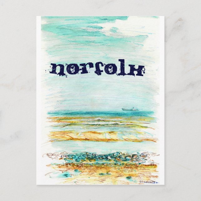 Norfolk Postcard Postkarte (Vorderseite)