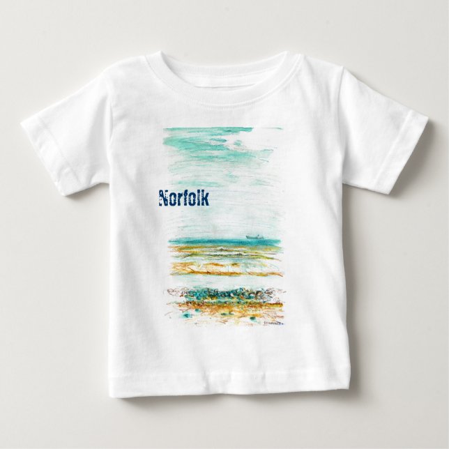 Norfolk-Shirt Baby T-shirt (Vorderseite)