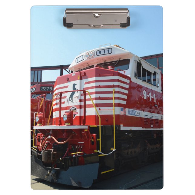 Norfolk Südbahn 911 Diesellokomotive Klemmbrett (Vorderseite)