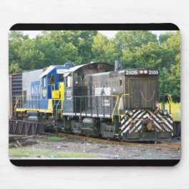 Norfolk südlicher Schalter 1001 2105 u. CSX 1537 Mousepad