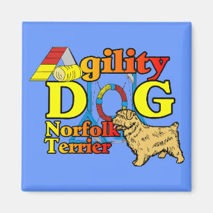 Norfolk_Terrier_Agility Magnet