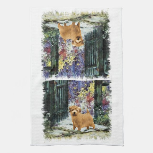 Norfolk Terrier Art Gifts Handtuch (Vertikal)