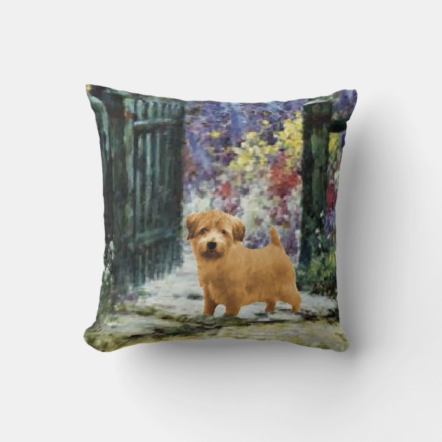 Norfolk Terrier Art Gifts Kissen (Vorderseite)
